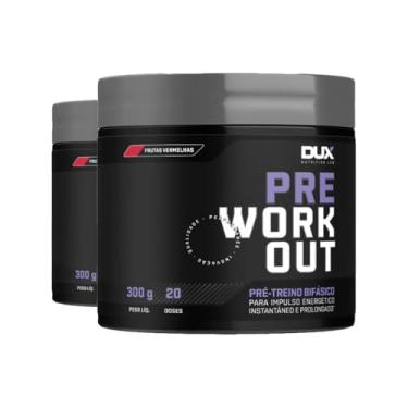 Imagem de Kit 2 Pré Treino Dux Pre Workout Frutas Vermelhas 300g