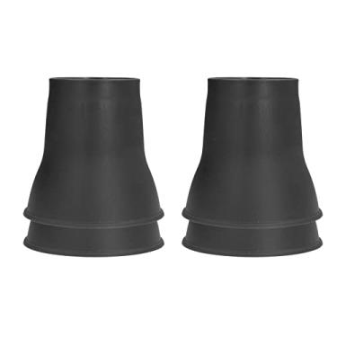 Imagem de Conjunto de Risers de Móveis de Plástico Preto de 6 Polegadas Com 4 Risers de Mesa para sofá Cama Resistente