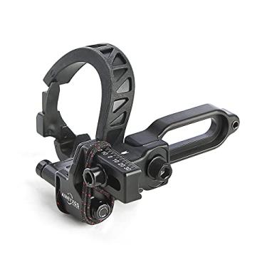 Imagem de ZSHJGJR Descanso de flecha para tiro com arco e flecha de contenção total, descanso de flecha, mão direita/esquerda para caça com arco composto acessório de tiro com arco (canhoto)