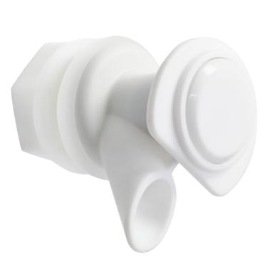 Imagem de Bonsicoky Pacote com 10 torneiras de água com botão de pressão – torneira de água de substituição – torneira de garrafa de água de plástico compatível com refrigeradores de água Igloo de 2 a 10 galões