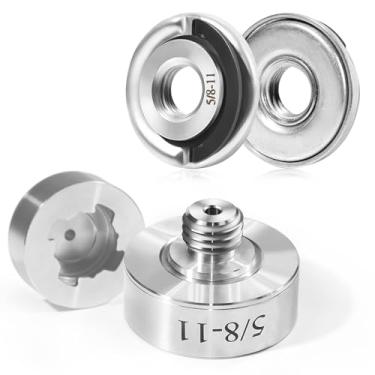 Imagem de XLOCK Porca de troca rápida de 3 peças para esmerilhadeiras angulares de rosca de 5/20.3 cm - Adaptador de broca de núcleo de diamante de aço inoxidável