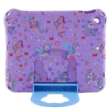 Imagem de JGY Capa infantil compatível com iPad 10.2, 9ª 8ª geração, com suporte para lápis, EVA à prova de choque, resistente à prova de choque, capa completa para iPad 10.2 7 8 9 para meninos e meninas (roxa)