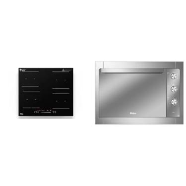 Imagem de Kit Philco Cooktop Indução Turbo + Forno 47L Dupla Resistência 220V