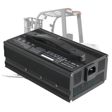 Imagem de Carregador de bateria para empilhadeira 12V 40A Carregador de bateria de 12 volts para empilhadeira com bateria de chumbo-ácido, paleteira, lavadora,12v 40a,E 2.5DC