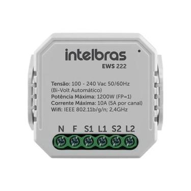 Imagem de Mini Controlador Smart Interruptor Inteligente Wifi 2 Interruptores EW