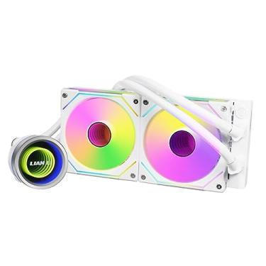 Imagem de Water Cooler Lian LI Galahad II Trinity SL-INF 240mm RGB BRANCO