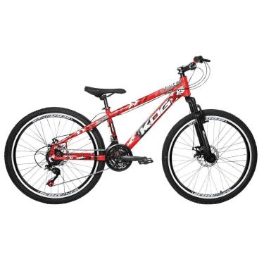 Imagem de Bicicleta Aro 26 Flay KOG Freeride Full X25 Viking 18v Freio a Disco-Masculino