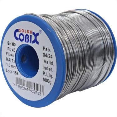 Imagem de Solda Cobix Carretel 500Gr Azul 60/40 - COBIX  SOLDAS