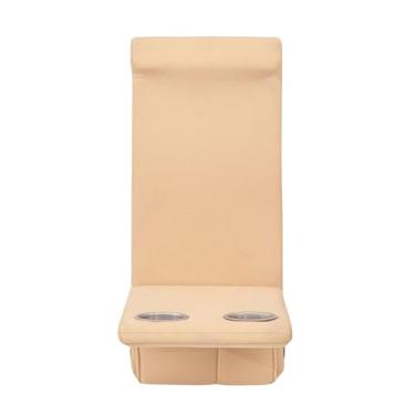 Imagem de Apoio de braço do banco traseiro do carro universal para todos os veículos | Suporte de copo de 2 fileiras para telefone e organizador de apoio de braço do banco traseiro | para a esponja de memória