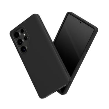Imagem de RhinoShield Capa compatível com Galaxy S25 Ultra | SolidSuit - Capa protetora de design fino absorvente de choque com acabamento fosco premium 3,5 m/proteção contra quedas de 3,4 m - Preto clássico