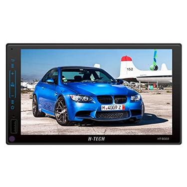 Imagem de H-Tech Aparelho de Som Automotivo MP5 Central Multimídia Universal Android 8.1 Tela 7" HT-6022 capta rádio FM entradas USB SD Card Auxiliar Bluetooth Espelhamento sem fio