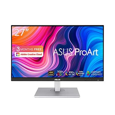 Imagem de ASUS Monitor profissional ProArt Display PA279CV - 68.6 cm, IPS, 4K UHD (3840 x 2160), 100% sRGB, 100% Rec. 709, Precisão de cor ΔE < 2, Verificação Calman, USB-C, ProArt Preset, paleta ProArt