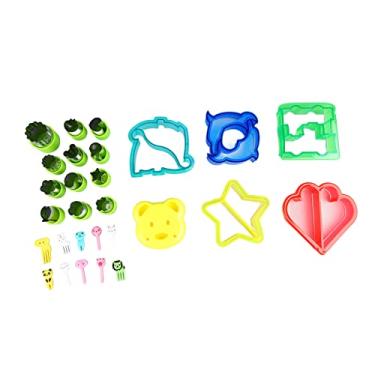 Imagem de Cortadores de Sanduíches de Sanduíche de Biscoitos de 6pcs, Ferramentas de Cozimento Infantil Com Conjunto de 28 Peças, Moldagem de Cortador de Biscoitos de Biscoito de Metal