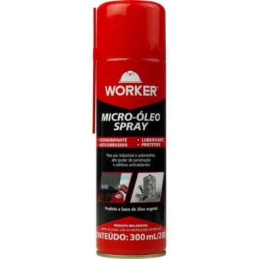 Imagem de Desengripante Lubrificante Óleo Spray Multiuso 300ml Worker Anticorros