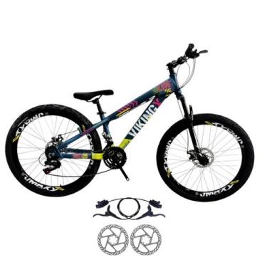 Imagem de Bicicleta Aro 26 Vikingx Tuff 25 Aluminio 21 Velocidades Freio Hidraul