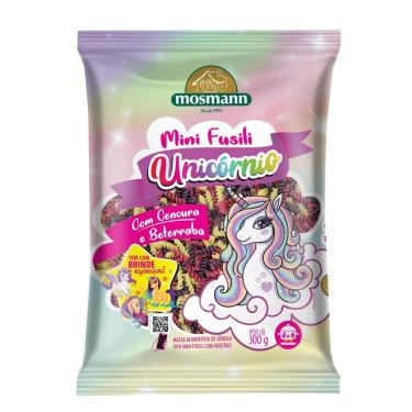 Imagem de Massa Mosmann Mini Fusili Unicórnio 300g