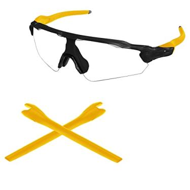 Imagem de Tintart Meias auriculares de substituição para Oakley Radar EV Path OO9208 | Pitch OO9211 | Óculos de sol Advancer OO9442, Amarelo, One Size