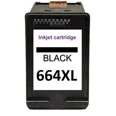 Imagem de Cartucho De Tinta Para Impressora 664 Preto Xl Compatível.