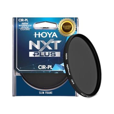 Imagem de Hoya Filtro polarizador NXT Plus 77 mm — Polarizador circular com revestimento superior à prova d'água, revestimentos HMC de 10 camadas, fator de filtro de 1,72 para AF mais rápido, moldura de
