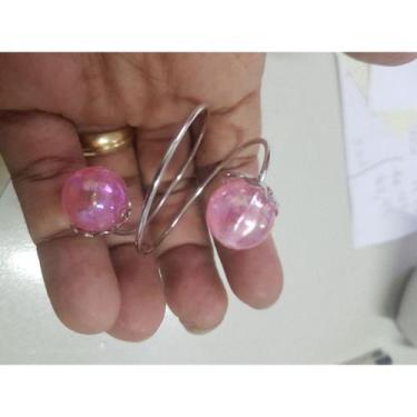 Imagem de Porta guardanapo argola dupla - 10 UNIDADES - brazil cups, Prata c/ pe