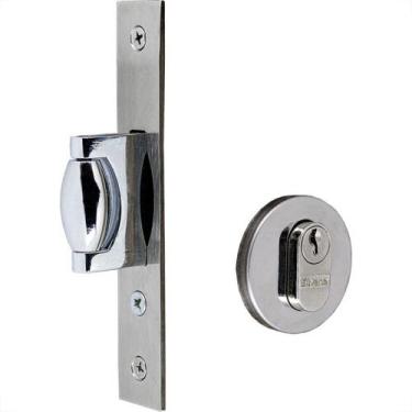 Imagem de Fechadura Silvana Pivotante Roseta 4600 Redonda Cromada 97587