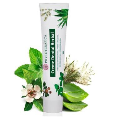 Imagem de Creme dental Herbal com óleos essenciais 80g - Phytoterápica