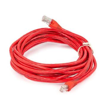 Imagem de Patch Cord Cat5E Montado Vermelho - 40 Metros - Cirilo Cabos