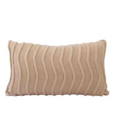Imagem de Almofada em Tricot Ondas Offwhite Retangular