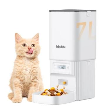 Imagem de Alimentador automático para gatos MUBBI 7L/29 copos Dispensador de ali