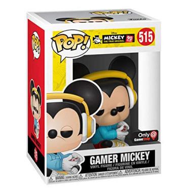 Imagem de Funko Pop Disney 90 Years 515 Sitting Gamer Mickey Exclusive