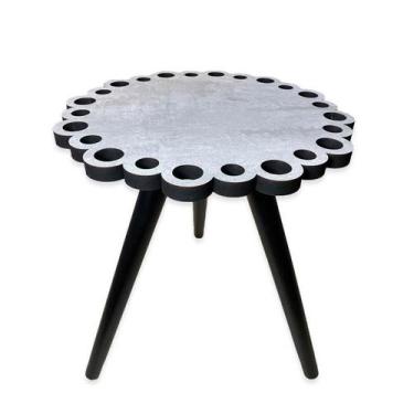 Imagem de Mesa De Canto Apoio Pequena Decor Tamako - Ref 04 Concreto