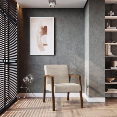 Imagem de Poltrona Slim Volttoni Nogueira/algodão