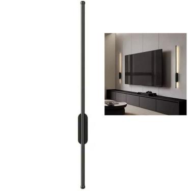 Imagem de Luminaria Arandela Led Perfil 3 Em 1 Slim Luz Indireta Parede Sala Quarto Decoraçao Minimalista Iluminaçao Ambiente