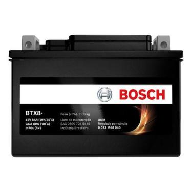 Imagem de Bateria Moto Bmw 310 Gs 12v 8ah Bosch Btx8-bs