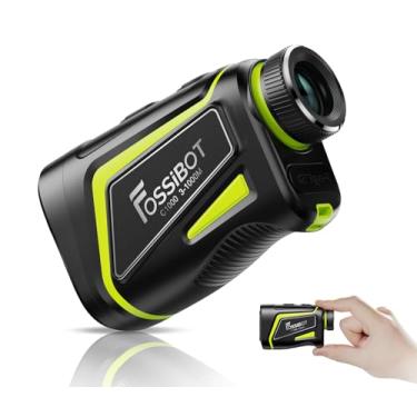 Imagem de FOSSIBOT Telêmetro De Golfe Com Inclinação E Magnético, Trava Mastro Bandeira, Vibração, Ampliação 6,5X, 1100 Jardas, 6 Modos Medição, Laser Recarregável C1000 Para Golfe/Caça