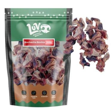 Imagem de Petisco Natural para Cachorro Bochecha Bovina 200g Luv Petiscos