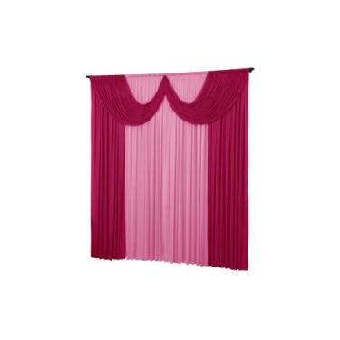 Imagem de Cortina Quarto E Sala Paris 3 Metros Malha Gel 3,00x2,80 - Dennis Conf