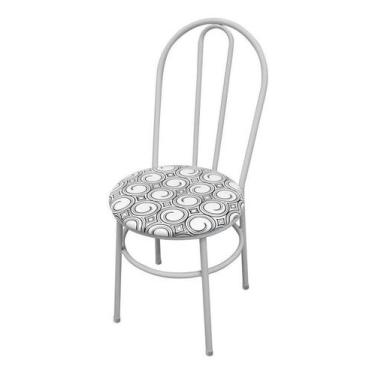 Imagem de Kit Cadeiras De Jantar Cozinha Milla Em Aço Super Resistente - Açomix,