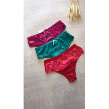 Imagem de Kit c/10 calcinhas variadas em microfibra - Doce menina