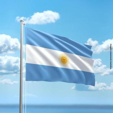 Imagem de Bandeira da Argentina 80cmx140cm Tecido Oxford 100% Poliéster - Presen