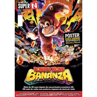 Imagem de Pôster Gigante Donkey Kong Bananza - Posterzine Super N - Editora Euro