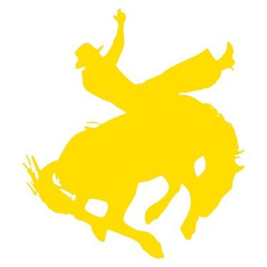 Imagem de Adesivo Segura Peão Sertanejo Rodeio no Seu Estilo leve Essa Emoção para carros caminhonetes caminhão parede e mais (AMARELO, 35,5X40m)