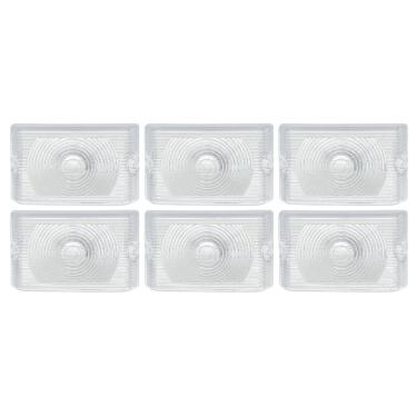 Imagem de Lente Lanterna Lateral Caminhão Carreta Bau Kit 6 Pçs Gf30