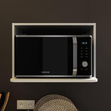 Imagem de Nicho Aéreo Multiuso 60cm em Mdfpara Microondas e Forno Elétrico - Tec