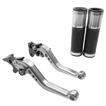 Imagem de Kit Manopla Luva Manete Esportivo Yes 125 Intruder 125 Dafra Riva - No