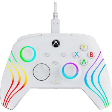 Imagem de PDP - Controle Bluetooth dfterglow Wave, personalizável/aplicativo compatível Xbox Series X | S, Xbox One e PC com Windows 10/11 - White-049-024-WH