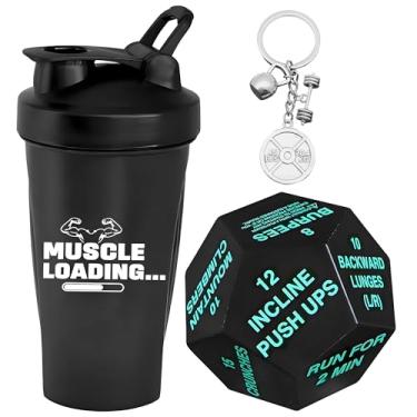 Imagem de KatchOn, Conjunto de presente fitness – Pacote com 4 | Acessórios de academia para homens | Presentes de acessórios de ginástica | Presente de dia dos pais, aniversário | Presentes de treino para