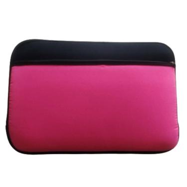 Imagem de Capa De Notebook De 15,6 Polegadas Preta E Bolso Rosa