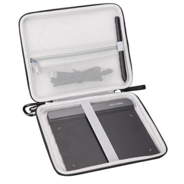 Imagem de Capa para tablet XPPen StarG640/Wacom Intuos pequeno Bluetooth CTL4100 desenho gráfico tablet - adequado para transporte de viagem (apenas capa) (preto)