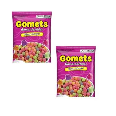 Imagem de Kit 2 pacote de jujuba goma de 500g